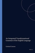 Cover: An Integrated Transformational Grammar of the English Language - Rodopi