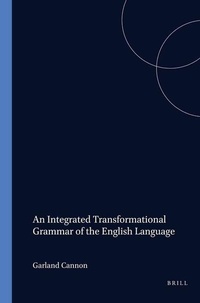 Enlarge image Cover: An Integrated Transformational Grammar of the English Language - Rodopi