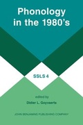 Cover: Phonology in the 1980's - John Benjamins Publishing Co