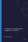 Cover: Wortindex zur Heidlaufschen Ausgabe des Lucidarius - Rodopi