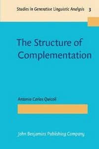 Enlarge image Cover: The Structure of Complementation - John Benjamins Publishing Co