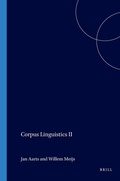 Cover: Corpus Linguistics II - Rodopi