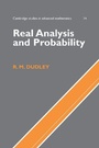 Cover: Real Analysis and Probability - Cambridge University Press