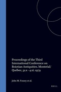 Cover: Proceedings of the Third International Conference on Boiotian Antiquities. - jJ.C. Gieben, Uitgeverij