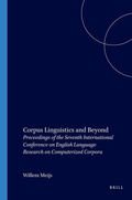 Cover: Corpus Linguistics and Beyond - Rodopi