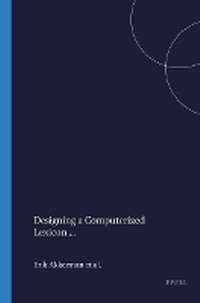 Enlarge image Cover: Designing a Computerized Lexicon for Linguistic Purposes - Rodopi