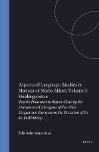 Abbildung von: Aspects of Language. Studies in Honour of Mario Alinei, Volume I: Geolinguistics - Rodopi