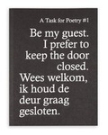 Cover: Be My Guest ; I Prefer To Keep The Door Closed - Onomatopee