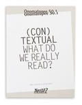 Cover: (Con) Textual - Onomatopee