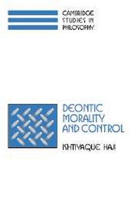Enlarge image Cover: Deontic Morality and Control - Cambridge University Press