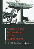 Cover: Contracts and International Project Management - A A Balkema Publishers