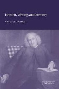 Enlarge image Cover: Johnson, Writing, and Memory - Cambridge University Press