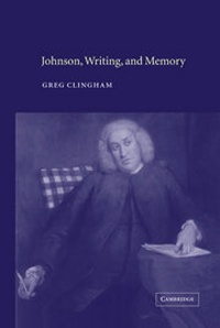 Enlarge image Cover: Johnson, Writing, and Memory - Cambridge University Press