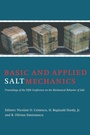 Cover: Basic and Applied Salt Mechanics - A A Balkema Publishers
