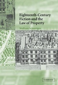Cover: Eighteenth-Century Fiction and the Law of Property - Cambridge University Press