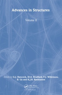 Enlarge image Cover: Advances in Structures, Volume 2 - A A Balkema Publishers