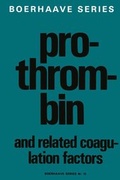 Cover: Prothrombin and Related Coagulation Factors - Kluwer Academic Publishers