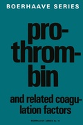Cover: Prothrombin and Related Coagulation Factors - Springer