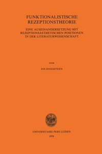 Bild: Funktionalistische Rezeptionstheorie - Leiden University Press