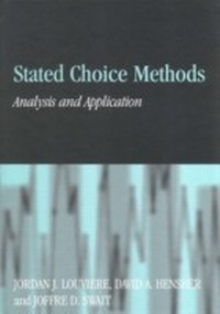 Enlarge image Cover: Stated Choice Methods - Cambridge University Press