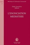 Cover: L'enonciation Mediatisee - Peeters Publishers