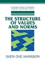 Cover: The Structure of Values and Norms - Cambridge University Press