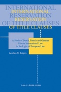 Cover: International Reservation of Title Clauses:A Study of Dutch, French and German Private International Law in the Light of European Law - T.M.C. Asser Press