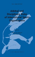 Abbildung von: Arbitral and Disciplinary Rules of International Sports Organisations - T.M.C. Asser Press