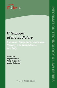 Abbildung von: IT Support of the Judiciary - T.M.C. Asser Press