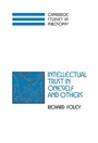 Cover: Intellectual Trust in Oneself and Others - Cambridge University Press