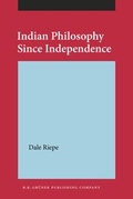 Cover: Indian Philosophy since Independence - John Benjamins Publishing Co