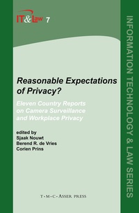 Abbildung von: Reasonable Expectations of Privacy? - T.M.C. Asser Press