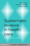 Cover: Systematic Reviews in Health Care - Cambridge University Press