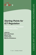 Cover: Starting Points for ICT Regulation - T.M.C. Asser Press
