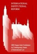 Cover: International Institutional Reform - T.M.C. Asser Press