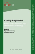 Cover: Coding Regulation - T.M.C. Asser Press