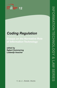 Enlarge image Cover: Coding Regulation - T.M.C. Asser Press
