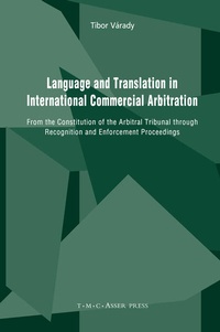 Abbildung von: Language and Translation in International Commercial Arbitration - T.M.C. Asser Press