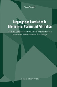 Abbildung von: Language and Translation in International Commercial Arbitration - T.M.C. Asser Press