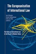 Cover: The Europeanisation of International Law - T.M.C. Asser Press