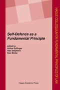 Cover: Self-Defence as a Fundamental Principle - T.M.C. Asser Press