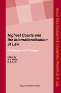 Abbildung von: Highest Courts and the Internationalisation of Law - T.M.C. Asser Press