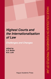 Abbildung von: Highest Courts and the Internationalisation of Law - T.M.C. Asser Press