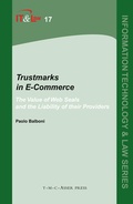 Cover: Trustmarks in E-Commerce - T.M.C. Asser Press