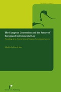 Bild: The European Convention and the Future of European Environmental Law - Europa Law Publishing
