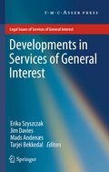 Cover: Developments in Services of General Interest - T.M.C. Asser Press