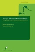 Bild: Principles of European Environmental Law - Europa Law Publishing