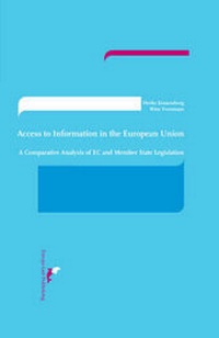 Enlarge image Cover: Access to Information in the European Union - Europa Law Publishing