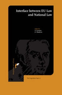 Enlarge image Cover: Interface between EU Law and National Law - Europa Law Publishing