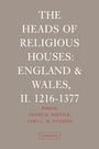 Cover: The Heads of Religious Houses - Cambridge University Press